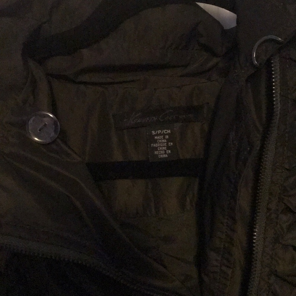 Kenneth Cole lightweight green coat